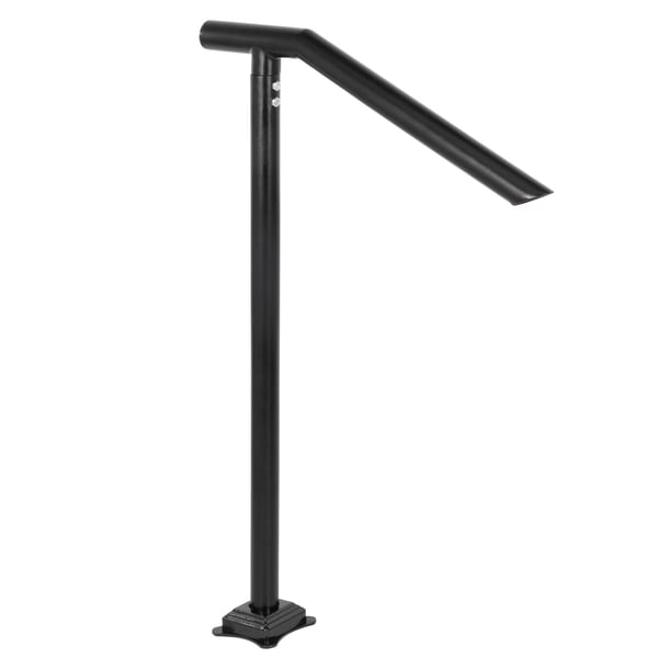Handledare, Ståltrappräcke 102x71,3 cm, Svart, Utomhustrappor