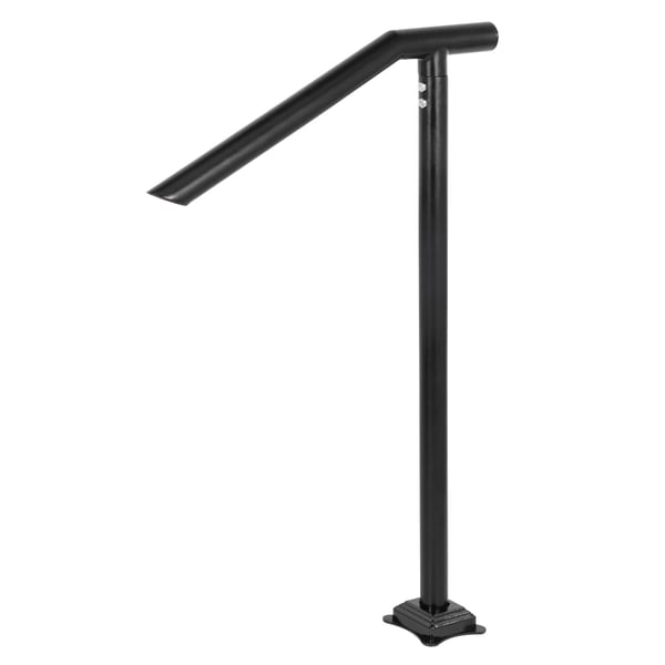 Handledare, Ståltrappräcke 102x71,3 cm, Svart, Utomhustrappor