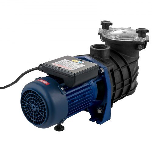 Uima-altaan pumppu, 750 W 15000 L/h esisuodattimella, 50 mm tulo/lähtö, suodatinpumppu altaalle