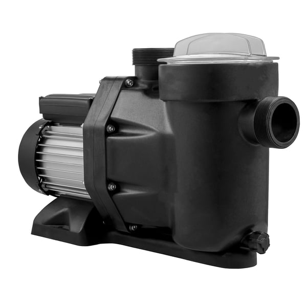 Poolpump, 1 HK 19200 L/h 750W, 1,97" inlopp/utlopp, plast