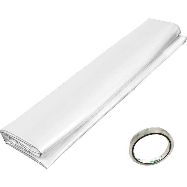 Kasvihuonekalvo, 732x1520 cm, kirkas polyeteeni, 6 mil paksuus Kasvihuonekalvo, 732x1520 cm, kirkas polyeteeni, 6 mil paksuus