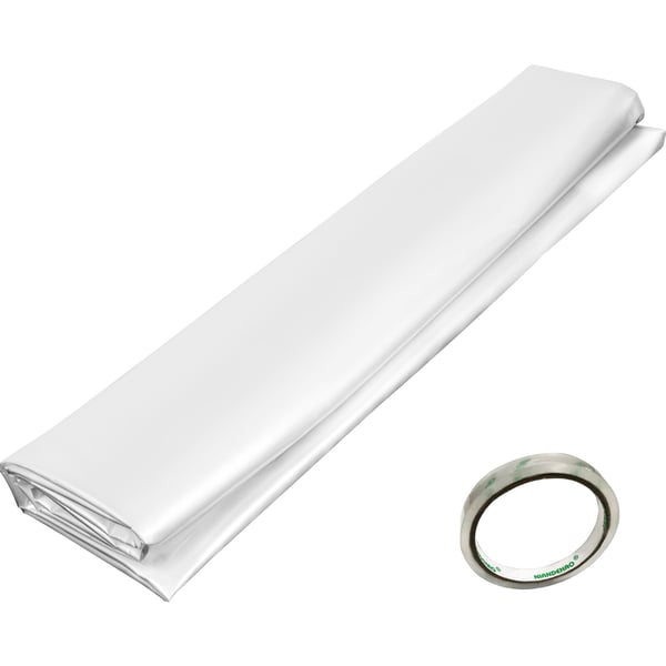 Växthusfilm, 4.5x12.2 m, Klar, Polyetenmaterial