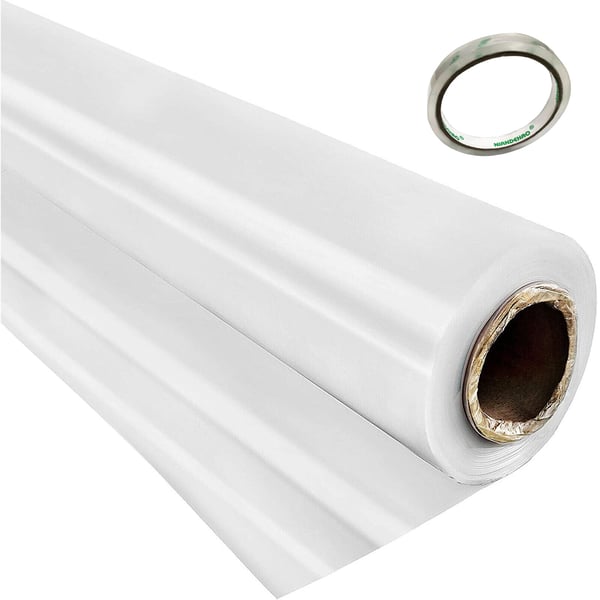 Växthusfilm, 4.5x12.2 m, Klar, Polyetenmaterial
