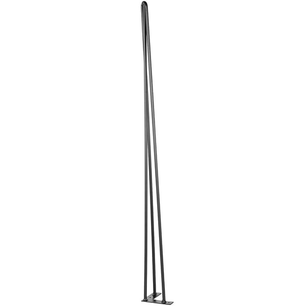 Pöydänjalat, Hairpin 3-tankoinen, 4 kpl, 91,4 cm, musta, hiiliteräs