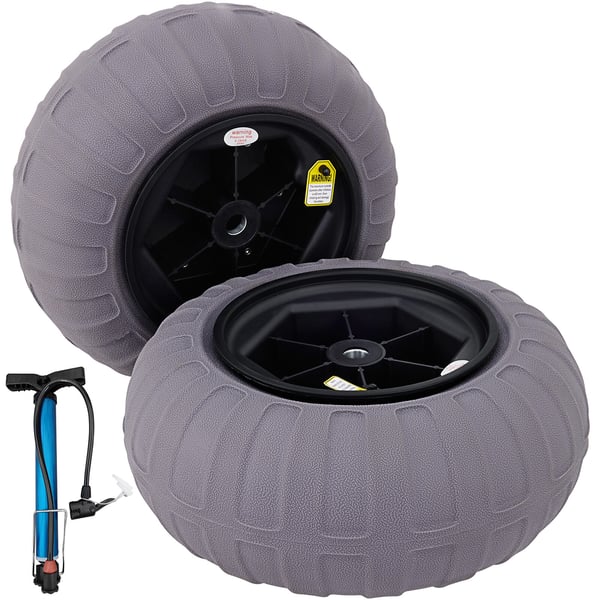 Strandballonghjul, 40.6x20 cm, 2-pack, TPU