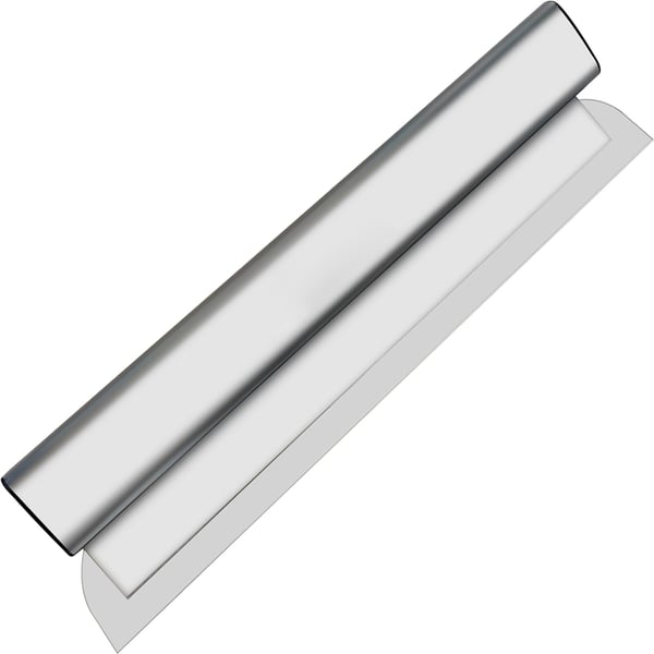 Spackelspade för gips, 60x13.8x5.4 cm, rostfritt stål