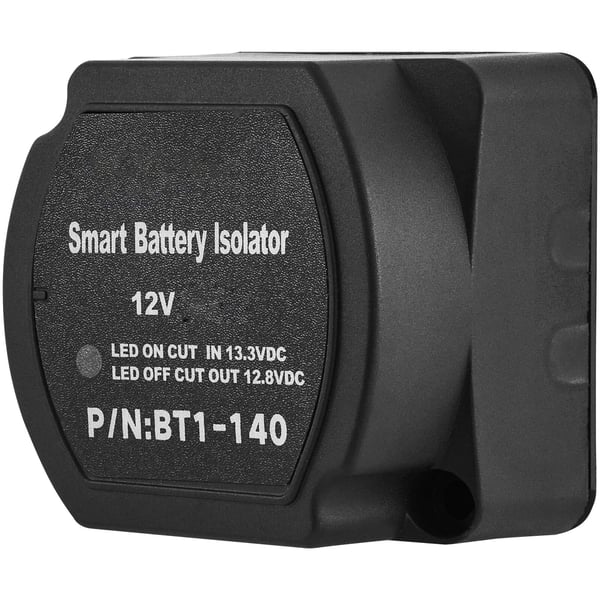 Split Charge Reläkit, Automatisk Dubbla Batteriavskiljare, 6.8x5.4x6.8 cm, 12V, Plast