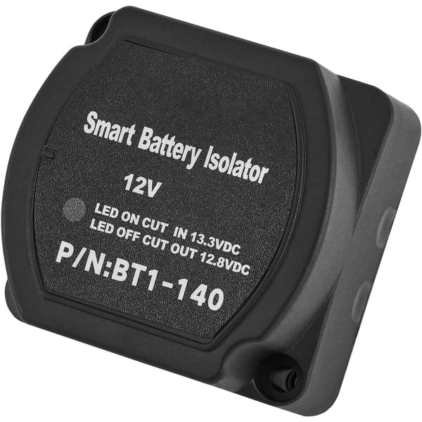 Split Charge Reläkit, Automatisk Dubbla Batteriavskiljare, 6.8x5.4x6.8 cm, 12V, Plast