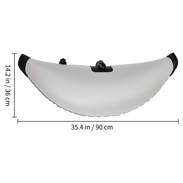 Kajakudrigger stabilisator, 90x36 cm, PVC, oppustelig, justerbar