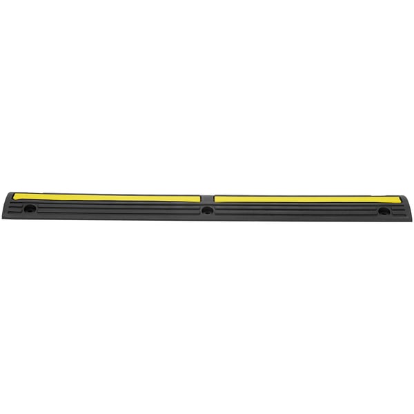 Kabelbeskytter rampe, 100x15x3,1 cm, Sort, Gummi
