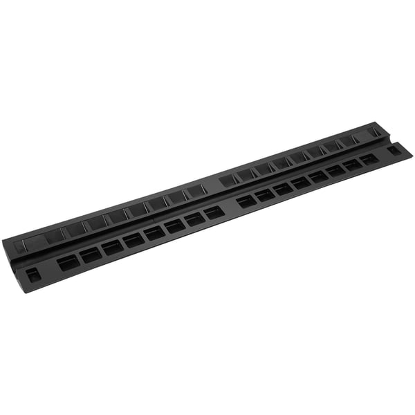 Kabelbeskytter rampe, 100x15x3,1 cm, Sort, Gummi