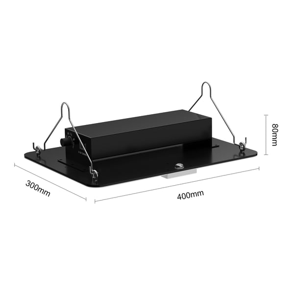 LED-kasvivalo, täysspektrinen himmennettävä 150W, 30x40x12 cm, sisäkasvien kasvatukseen