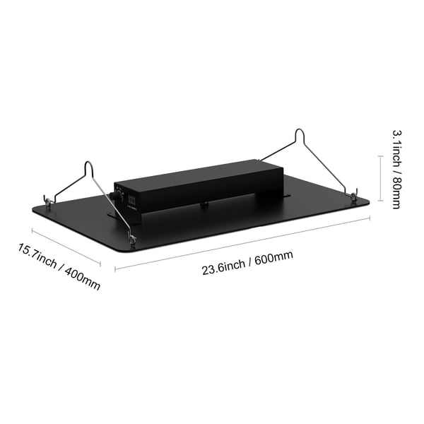 LED vækstlys, 300W fuldspektrum dæmpbar, 40x60x12 cm