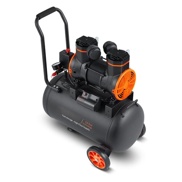 Luftkompressor 35,2 L 61x35,5x69 cm Ultra Støjsvag Oliefri
