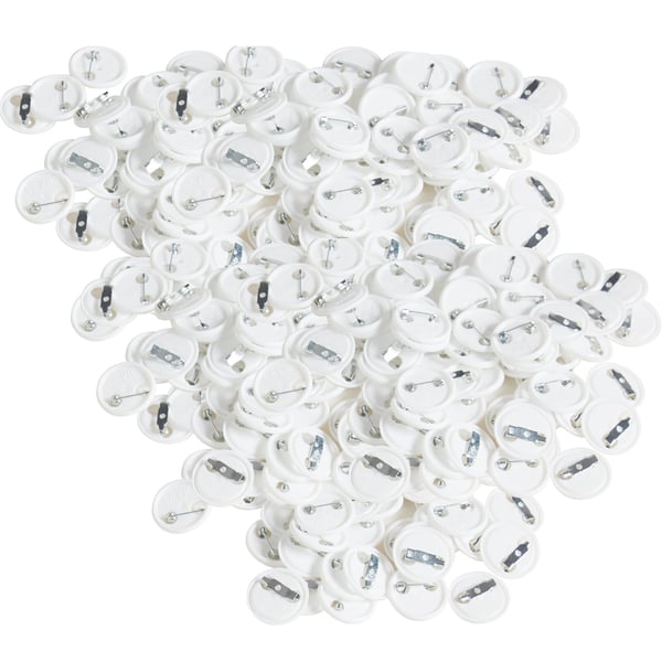 Sæt med dele til pin-back knapper, 25 mm, metal og plast, gør-det-selv badgefremstilling