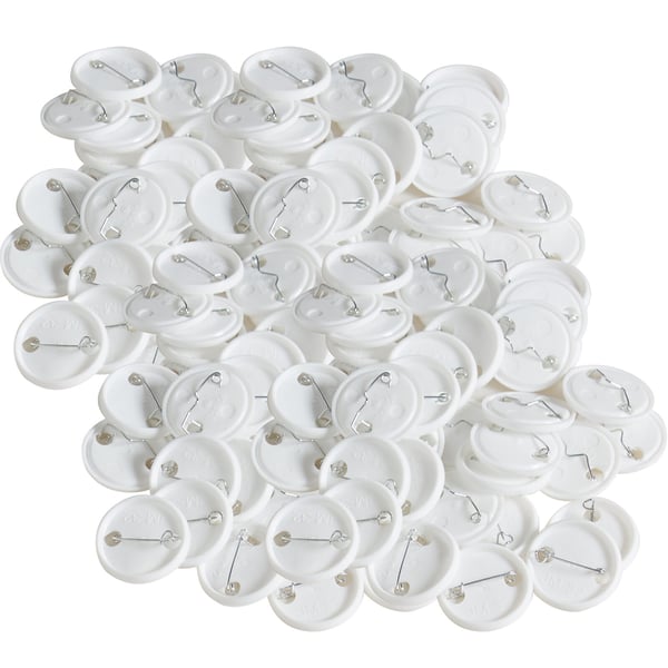 Nappimerkki-osien setti, 500 settiä, 32 mm, metalli ja muovi, tee-se-itse askartelu