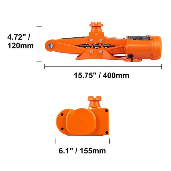 Elektrisk saxdomkraft 3 ton 13x42 cm bilreparationsverktyg stål