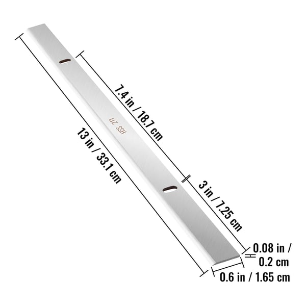 Höylänterät, 33.1x1.65x0.2 cm, pikateräs