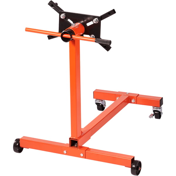 Motorstativ, 340 kg roterande motorstativ 70x84,5x84,5 cm, gjutjärn