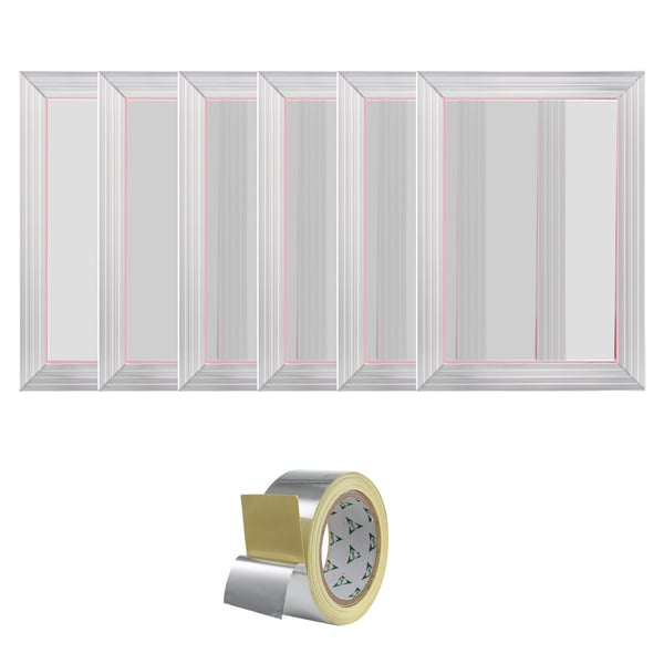 Silkkipainosetti, silkkipainokehys, 25,4x35,6 cm, 156 mesh, alumiini