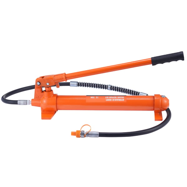 Hydraulisk donkraftsæt 580x320x175 mm rød, opbevaring