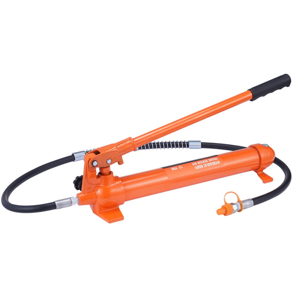 Hydraulisk donkraftsæt 580x320x175 mm rød, opbevaring