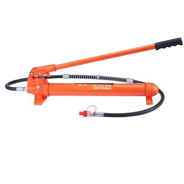 Hydraulisk donkraftsæt 750x295x165 mm rød, opbevaring