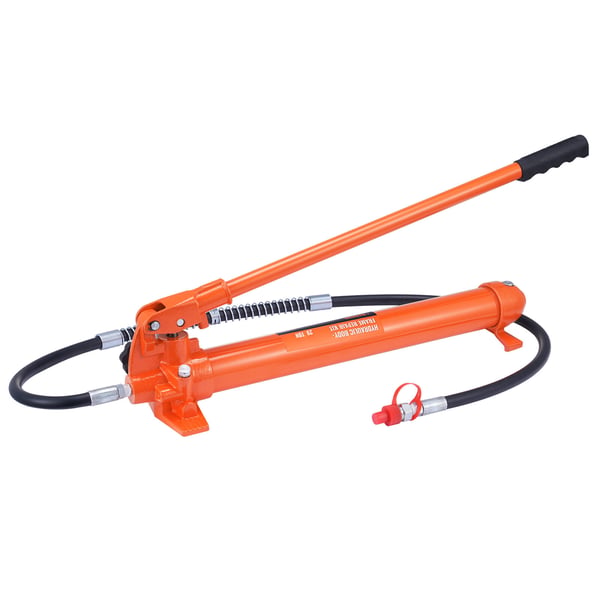 Hydraulisk donkraftsæt 750x295x165 mm rød, opbevaring