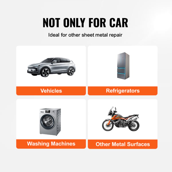 Tandudtrækningssæt, Bro-løfteværktøj, Lakfri buleremover, Aluminium