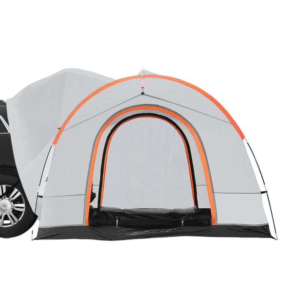 SUV Camping Telt, 240x240x230 cm, Grå, Vandtæt Dobbelt Lag