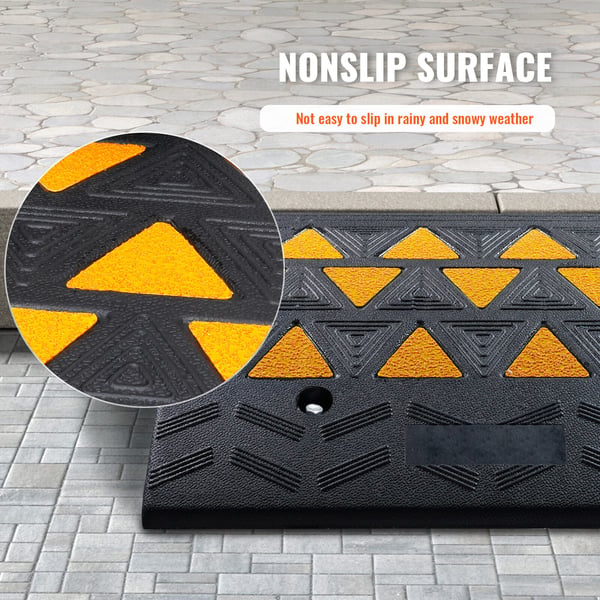 Kantstensramp, 2-pack, 49,1x37x15,2 cm, Gummi