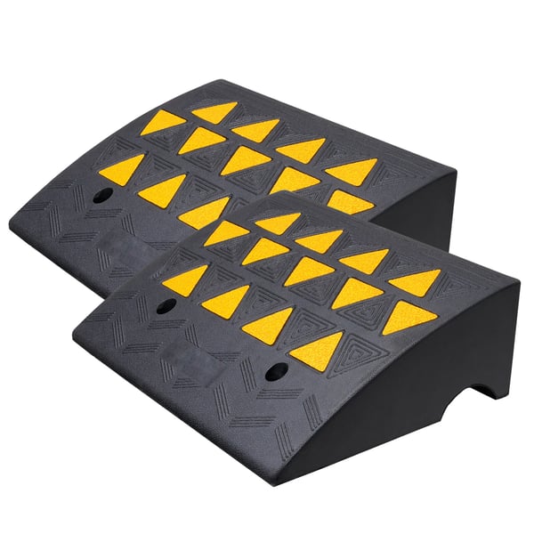 Kantstensramp, 2-pack, 49,1x37x15,2 cm, Gummi