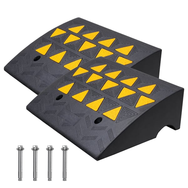 Kantstensramp, 2-pack, 49,1x37x15,2 cm, Gummi