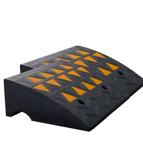 Kantstensramp, 2-pack, 49,1x37x15,2 cm, Gummi