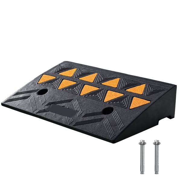 Kantstensrampe, 50x30x10.8 cm, Gummi, Ekstra robust