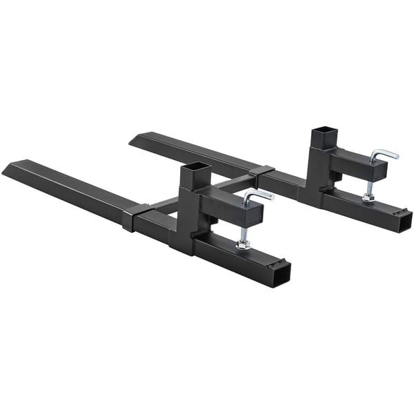Pallelgafler, 109x7x23 cm, Justerbar stabilisatorstang, Kraftigt stål