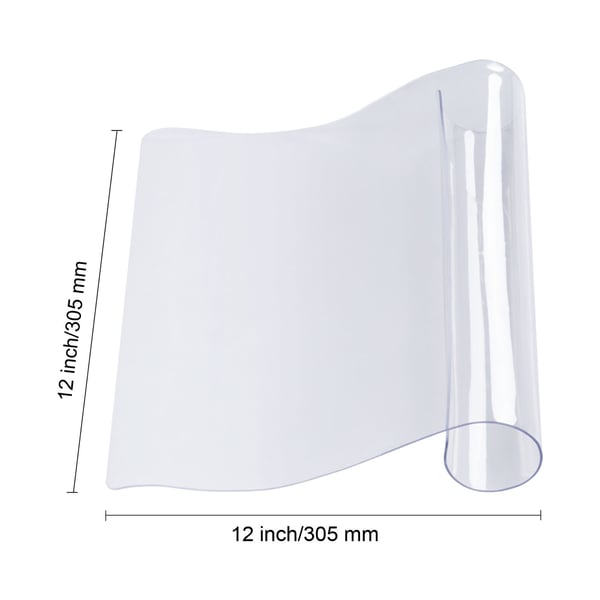 Bordbeskytter, 30.5x30.5 cm, Transparent, PVC plast