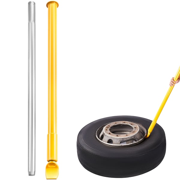 Däckavpressare, 117,6 cm, Gul, Kraftig stål