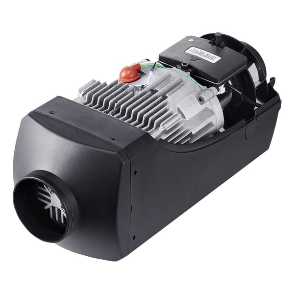 Dieselvärmare, 375x140x175 mm, 12V 8KW, Bluetooth-styrning, svart, uppvärmning