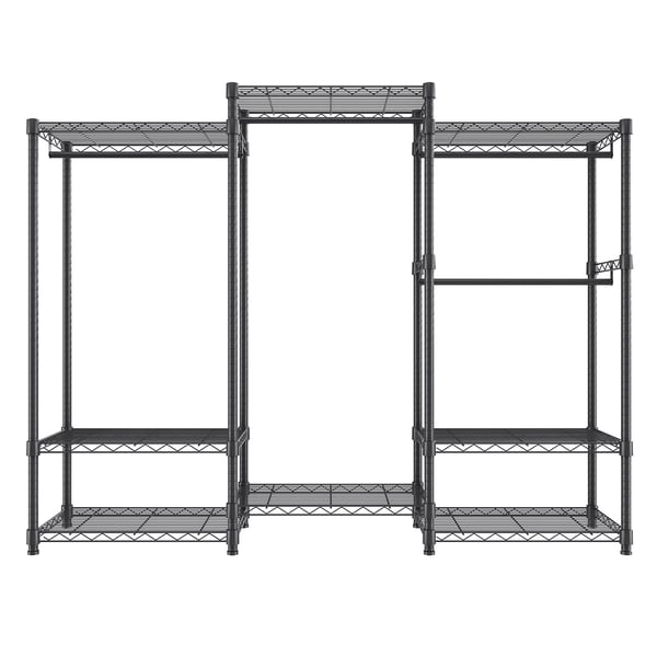 Klädställning, Robust justerbar fristående garderob, 1740x450x1800 mm, Stål
