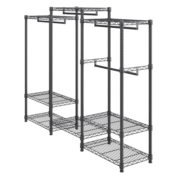 Klädställning, Robust justerbar fristående garderob, 1740x450x1800 mm, Stål