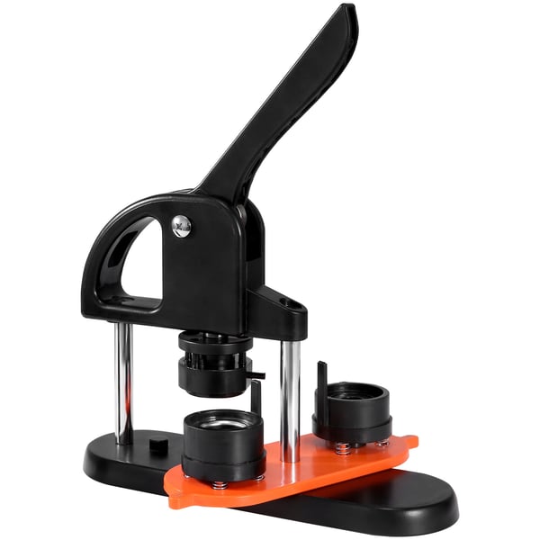 Knapfremstillingsmaskine, 28.5x9x34.5 cm, Sort, Plast