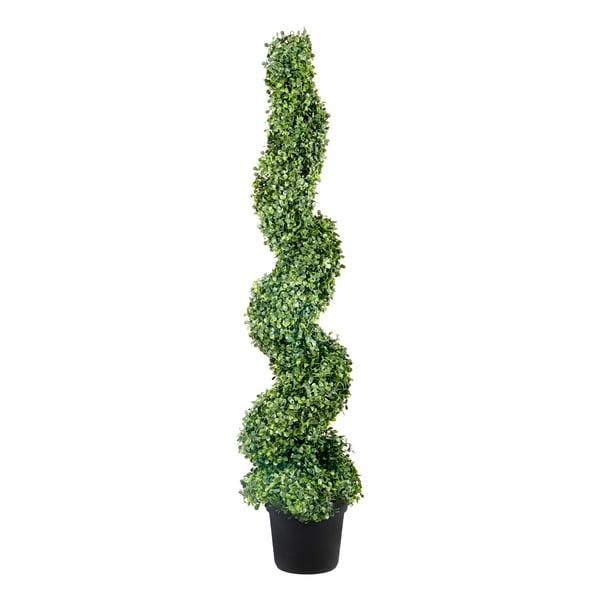 Artificiella buxbomträd, 121,9 cm, Grön, PE-material