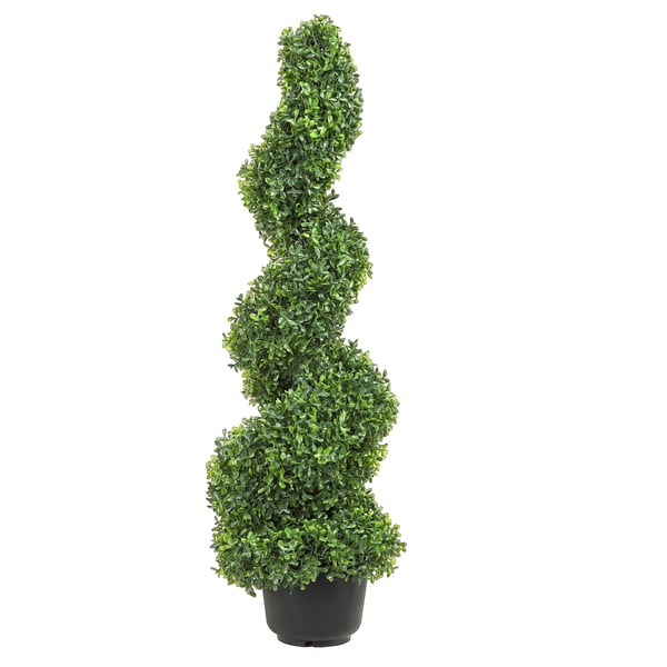 Konstgjorda buxbomträd, 91,4 cm, Grön, PE-material