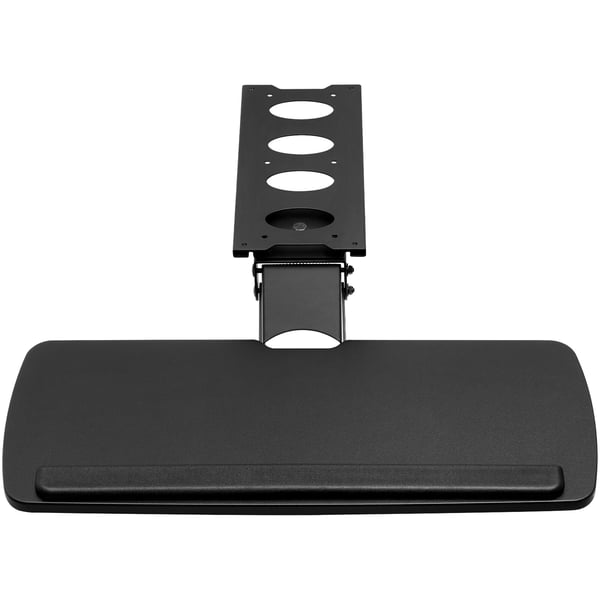 Tastaturbakke, Justerbar højde og vinkel, 63,5x25 cm, Sort, Ergonomisk