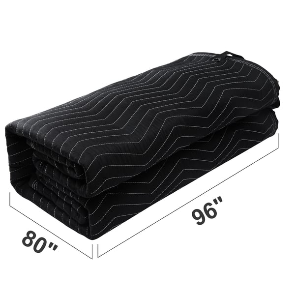 Lyddæmpende tæppe, 243,8x203,2 cm, Sort, Polyester