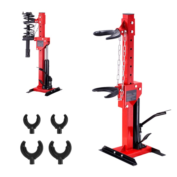 Fjederben kompressor 48x40x104 cm hydraulisk stål værktøj