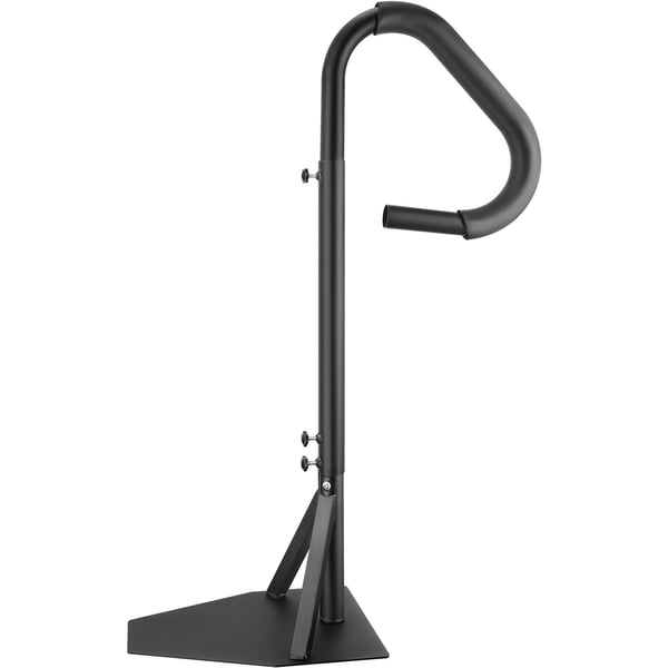 Spabadshandtag, 54,2x37x160 cm, Svart, Justerbar Aluminium
