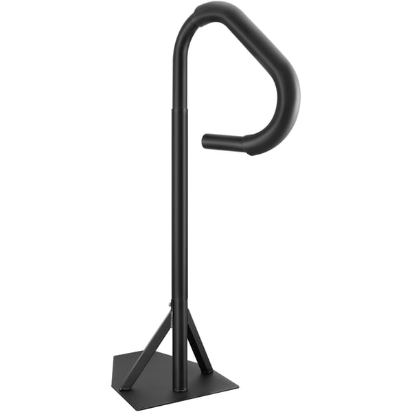 Spabadshandtag, 54,2x37x160 cm, Svart, Justerbar Aluminium