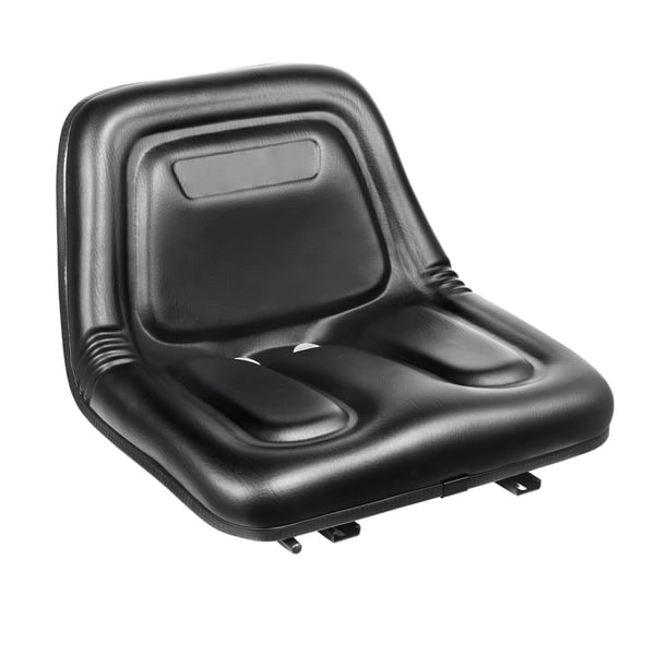 Traktorin istuin, 51x50,5x36 cm, musta, PVC-tekonahka